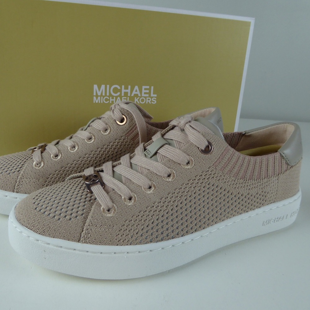 Michael Kors Skyler Leather & Fabric Sock Sneaker